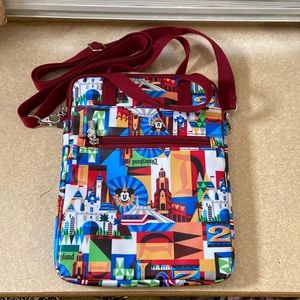 Authentic Disney 2014 crossbody bag, multi-pocket